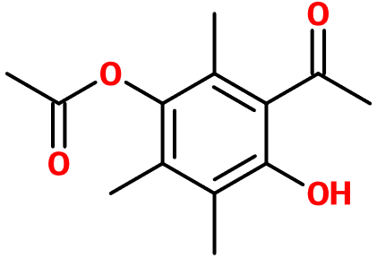 (图片) MC085081 3-Acetyl-4-hydroxy-2,5,6-trimethylphenyl acetate